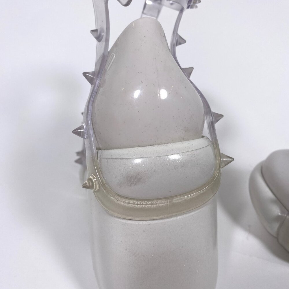 JEAN PAUL GAULTIER x Melissa White Jelly 'Punk Love' Platform - Picture 8 of 11